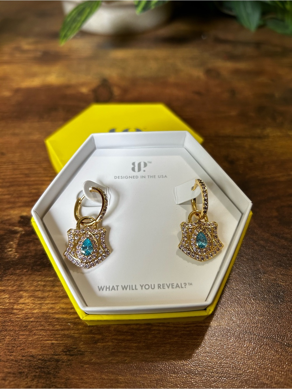Bomb Party OG βBold & Unbotheredβ Gold Earrings